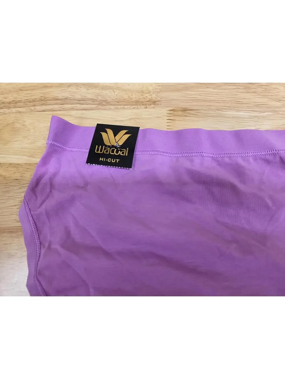 WACOAL UNDERSTATED COTTON HI‑CUT BRIEF FIRST BLOOM SIZE MEDIUM